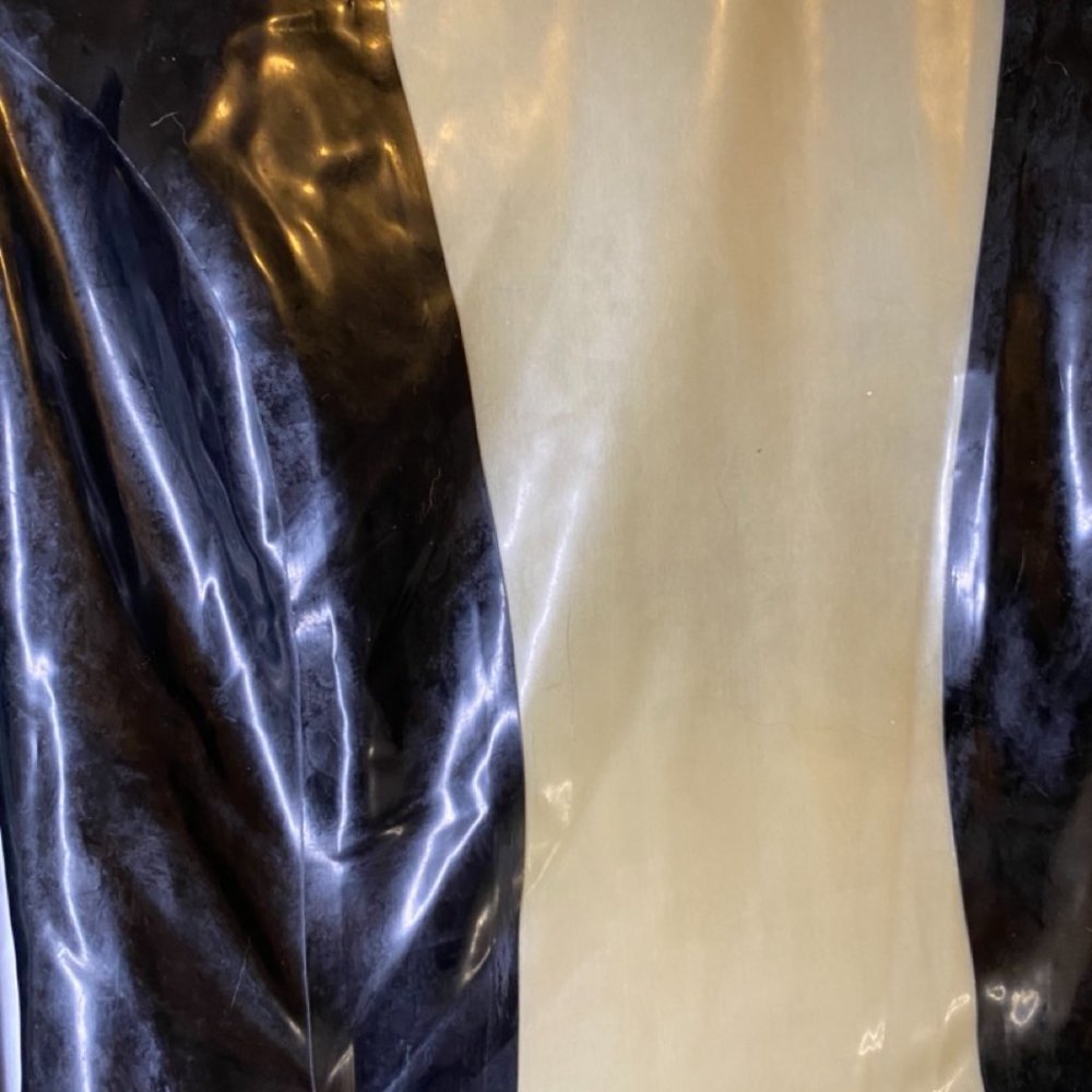 Latex Stripped Dress by Rubber Eva - Picture 9 of 15